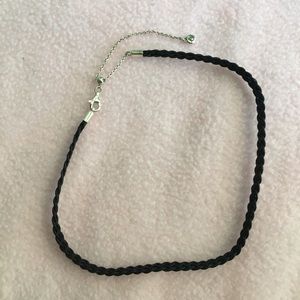 Pandora black choker necklace